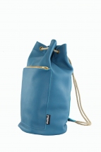 Aqua Blue Mini Duffel Bag